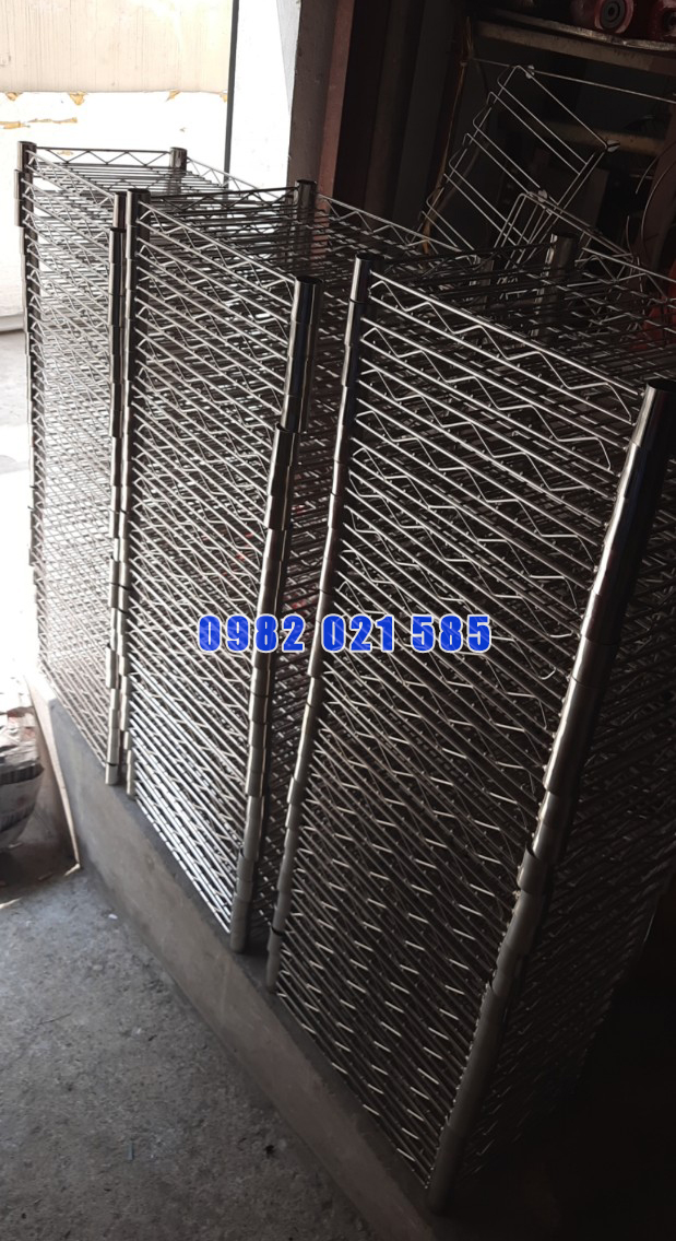 Xe đẩy 3 tầng Inox Việt Hải